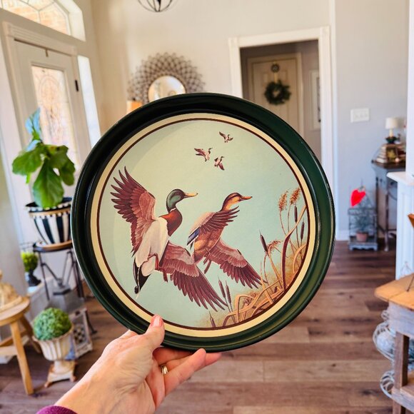 Vintage Mallard Metal Tray - Picture 3 of 7